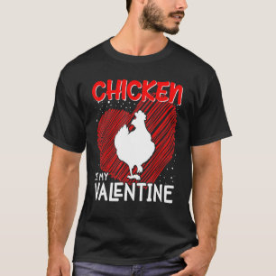 Huhn ist mein Valentins-Tierliebhaber Zoowärter T-Shirt