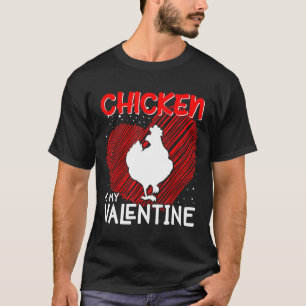 Huhn ist mein Valentins-Tierpfleger T-Shirt