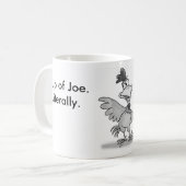 Huhn-Joe-Tasse Kaffeetasse (Vorderseite Links)
