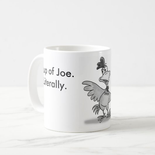 Huhn-Joe-Tasse Kaffeetasse (Vorderseite Links)
