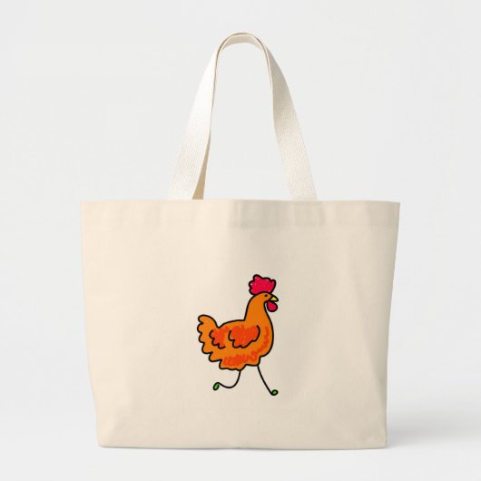 Huhn Jumbo Stoffbeutel (Vorne)
