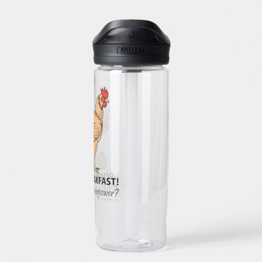 Huhn Kacke Frühstück Funny CamelBak Trinkflasche (Rückseite)