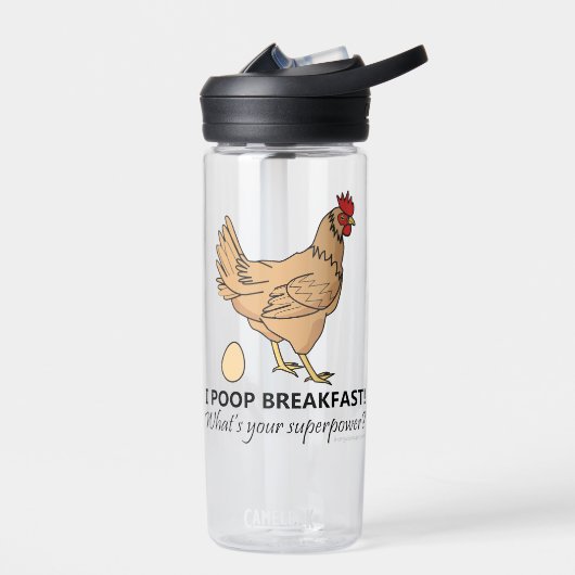 Huhn Kacke Frühstück Funny CamelBak Trinkflasche (Links)