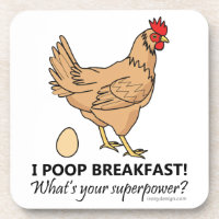 Huhn Kacke Frühstück Funny Design