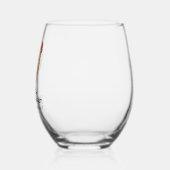 Huhn Kacke Frühstück Funny Design Weinglas Ohne Stiel (Links)