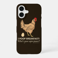 Huhn kackt Frühstück Lustiges Design