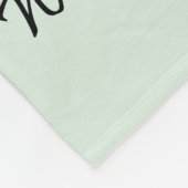 Huhn kackt Frühstücks-lustiges Entwurfs-Blau Fleecedecke (Ecke)