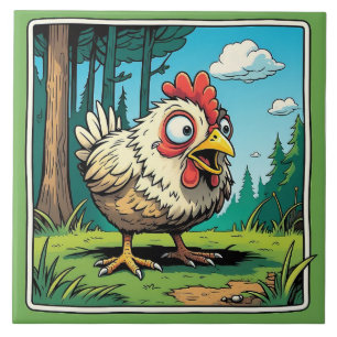 Huhn-Keramikfliese Fliese