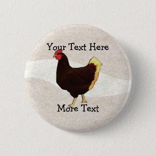Huhn-Knopf Button