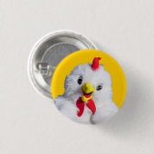 Huhn-Knopf Button (Vorne & Hinten)