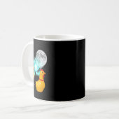 Huhn Kosmische Hühner Mondpatrouille  Kaffeetasse (Vorderseite Links)