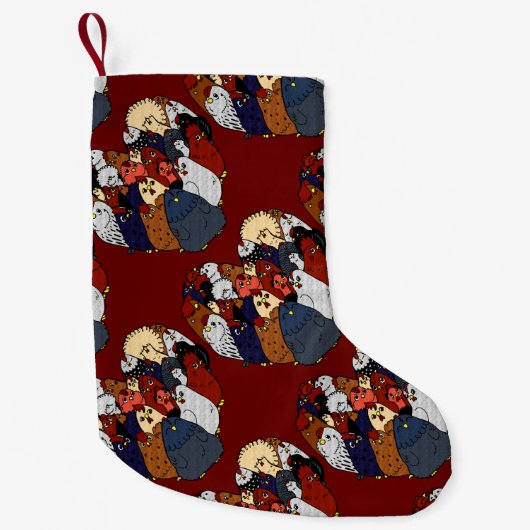 Huhn-Liebe Kleiner Weihnachtsstrumpf (Vorderseite)