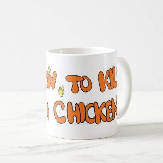 Huhn-Logo Kaffeetasse (VorderseiteRechts)