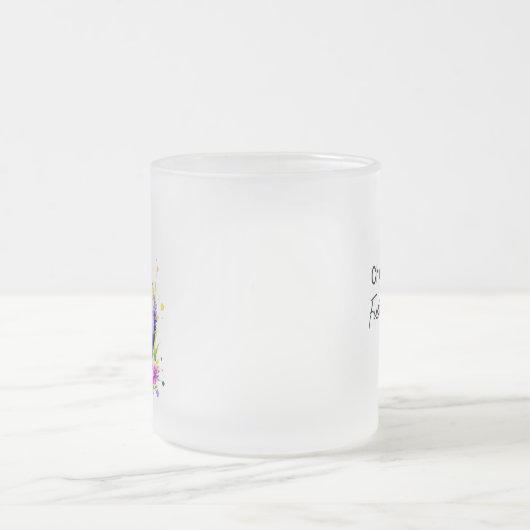 Huhn Lover mit Kaffee gespeist Mattglastasse (Mittel)