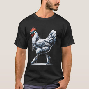 Huhn Lustig Gebraten aber Fantastisch Grafik Fraue T-Shirt