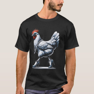Huhn Lustig Gebraten aber Fantastisch Grafik Fraue T-Shirt