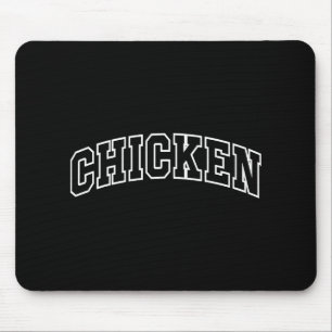 Huhn Lustige athletische Beschriftung Kostüm Tier Mousepad