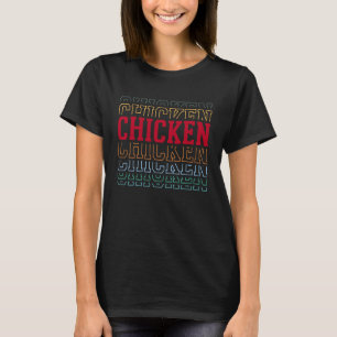 Huhn Lustiger geschichteter Text Besitzer Landwirt T-Shirt