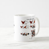 Huhn-Mathe-Tasse Kaffeetasse (VorderseiteRechts)
