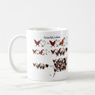 Huhn-Mathe-Tasse Kaffeetasse