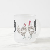 Huhn Mattglastasse (VorderseiteRechts)