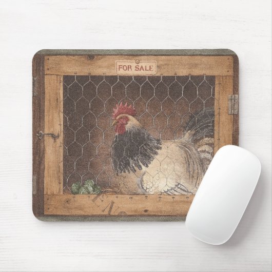 HUHN-MAUSUNTERLAGE MOUSEPAD (Mit Mouse)