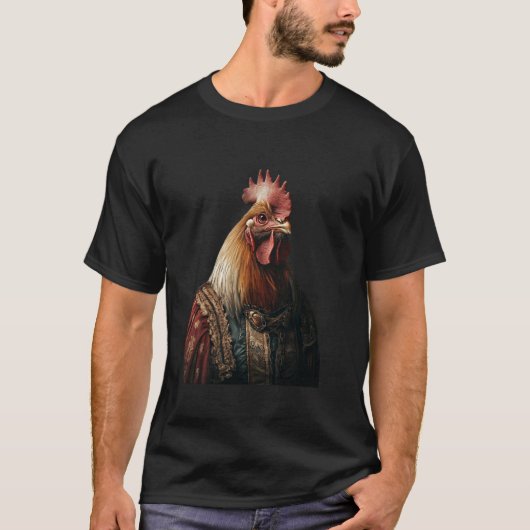 Huhn Medieval T-Shirt (Vorderseite)