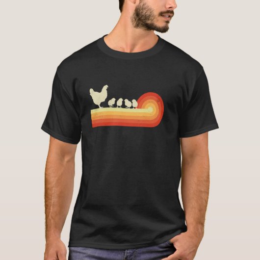 Huhn mit Küken T-Shirt (Vorderseite)