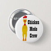 Huhn-Modus-Crew-Knopf Button (Vorne & Hinten)