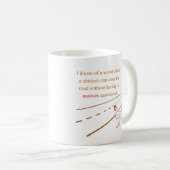 Huhn-Motive in Frage gestellt Kaffeetasse (VorderseiteRechts)