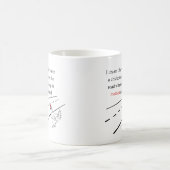 Huhn-Motive in Frage gestellt Kaffeetasse (Mittel)