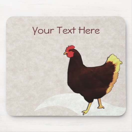 Huhn Mousepad (Vorne)