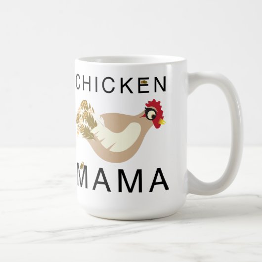 Huhn-Mutter Mug Kaffeetasse (Rechts)