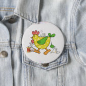 Huhn nähen button (Beispiel)