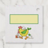 Huhn nähen geschenkanhänger (Rückseite)