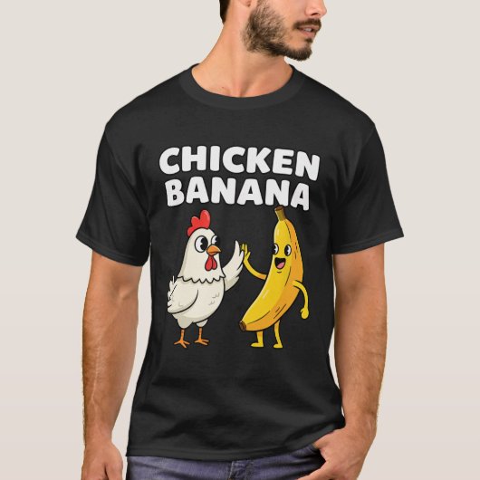 Huhn Nana Highfive Spaß T-Shirt (Vorderseite)
