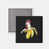 Huhn Nana Magnet (Vorderseite/Rückseite)
