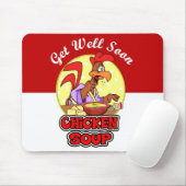 Huhn-Nudelsuppe Mousepad (Mit Mouse)