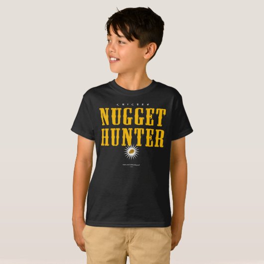 Huhn-Nugget-Jäger T-Shirt (Vorne ganz)