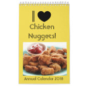 Huhn-Nugget-Kalender 2018 Kalender (Titelbild)