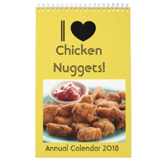 Huhn-Nugget-Kalender 2018 Kalender (Titelbild)
