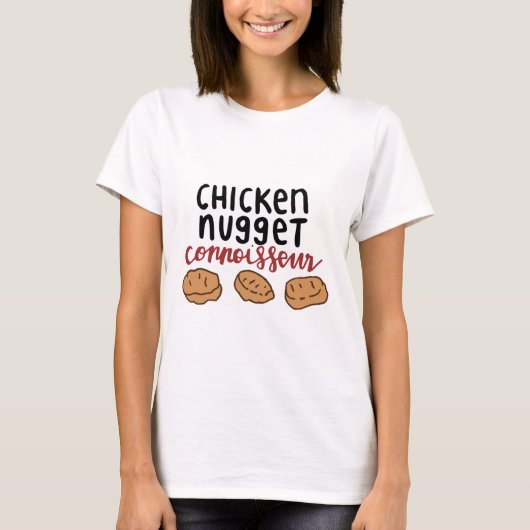 Huhn-Nugget-Kenner T-Shirt (Vorderseite)