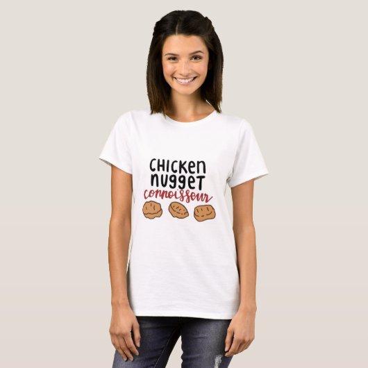 Huhn-Nugget-Kenner T-Shirt (Vorne ganz)