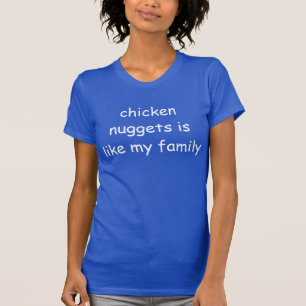 Huhn-Nuggetfamilien-T - Shirt