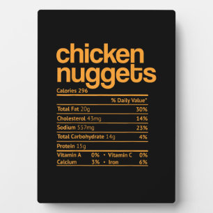 Huhn Nuggets Nutrition Facts Funny Erntedank Fotoplatte