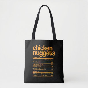 Huhn Nuggets Nutrition Facts Funny Erntedank Tasche