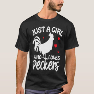 Huhn Nur ein Mädchen das Schnäbel liebt T-Shirt