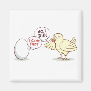 Huhn oder das Ei? Magnet