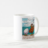 Huhn oder die Ei-Tasse Kaffeetasse (VorderseiteRechts)