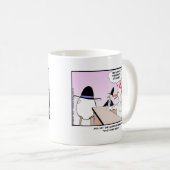 Huhn oder Ei? Funny Gifts & Sammlerstücke Kaffeetasse (VorderseiteRechts)